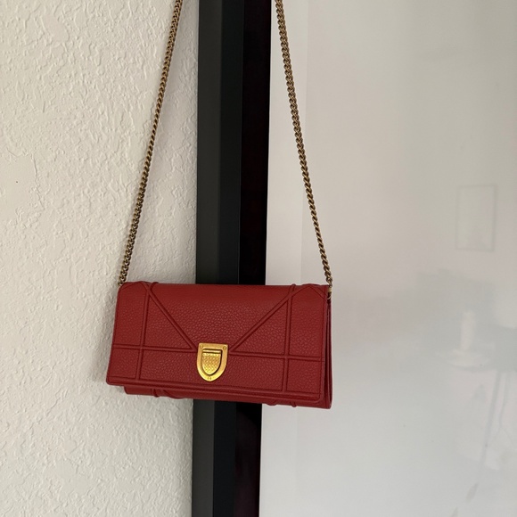 Dior diorama clutch croisière - red - Picture 1 of 8